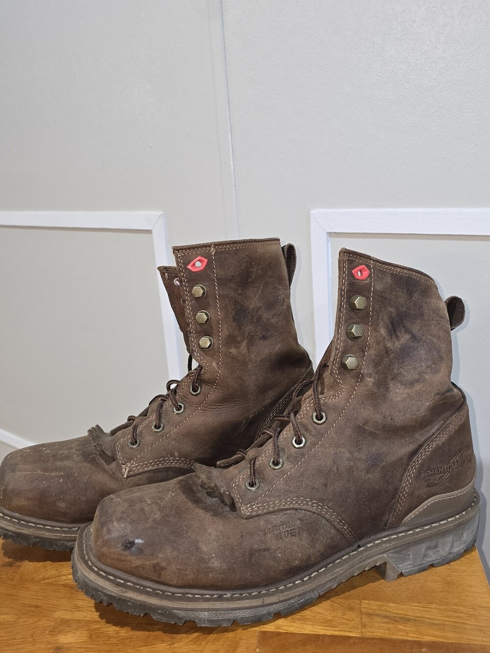 Phantom Rider Square Toe Work Boots
